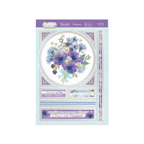 Flourishing Florals Deco Large Purple  Petals