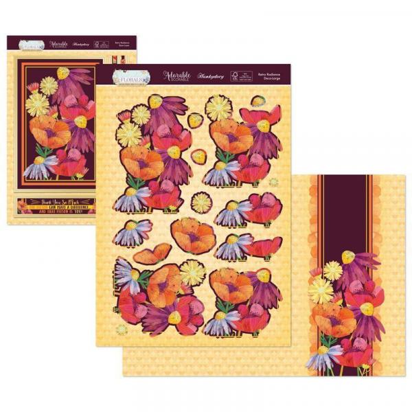 Flourishing Florals Deco Large Retro Radiance