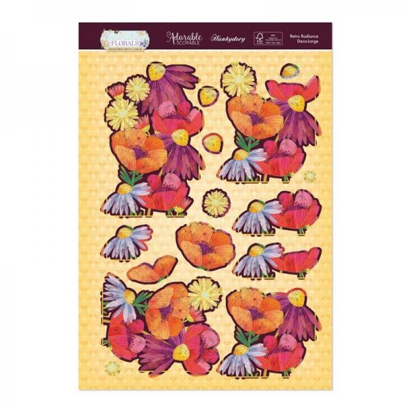 Flourishing Florals Deco Large Retro Radiance