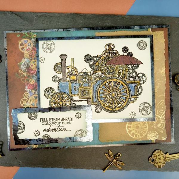 Motivstempel Clockwork Emporium The Age of Steam