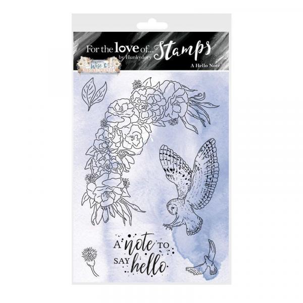 For the Love of Stamps Wise & Beautiful A Hello Note