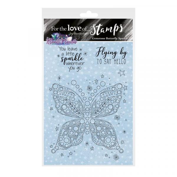 Motivstempel Moonlit Moments Gemstone Butterfly Sparkle