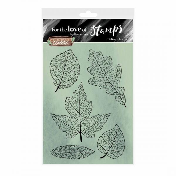 For the Love of Stamps Woodland Wildlife Delicate Leaves