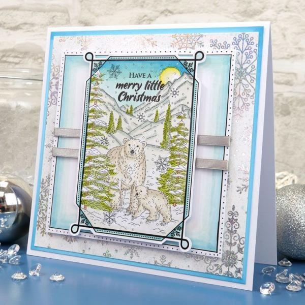 Motivstempel A Sparkling Season Polar Bear Mountain