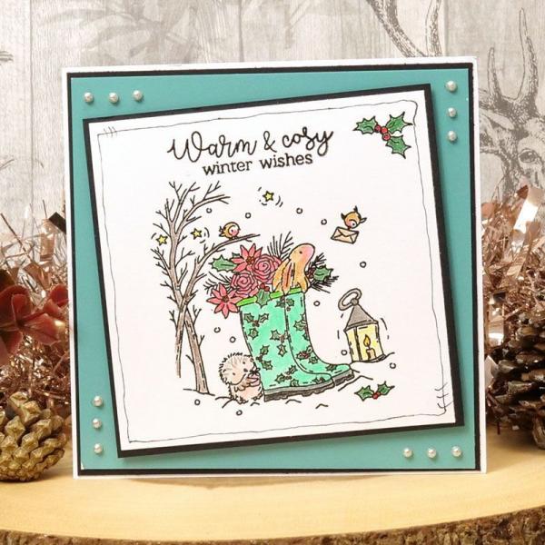 Stempelset Clear Stamps Winter Wellies