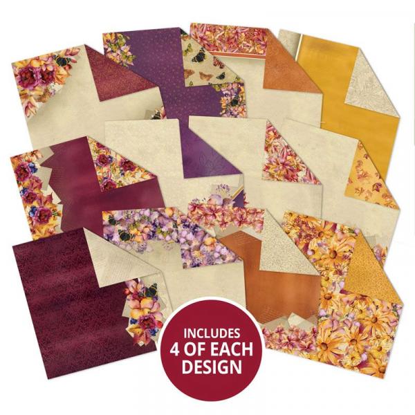 Designpapier Forever Florals Autumn Days Paper Pad 8x8