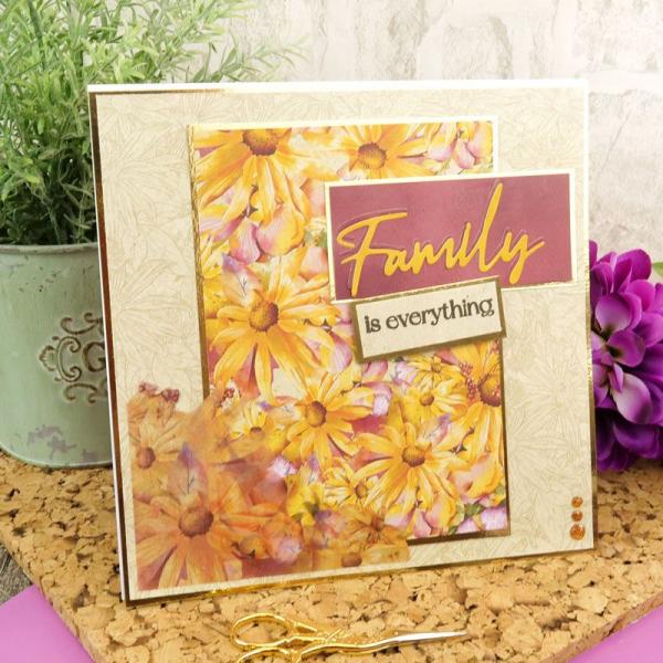 Designpapier Forever Florals Autumn Days Paper Pad 8x8