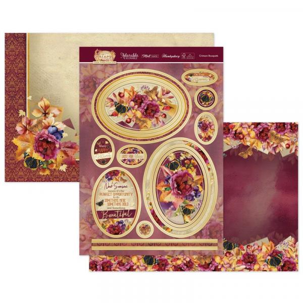 Topper Set Forever Florals Autumn Days - Crimson Bouquets