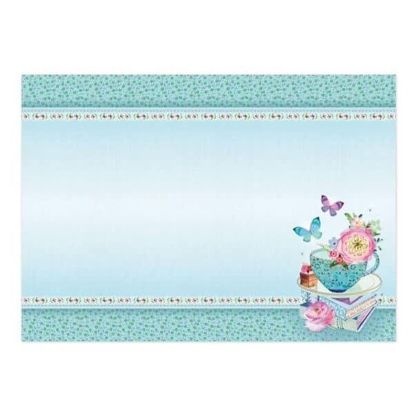 Topper Set Butterfly Blue Flutterbye Wishes