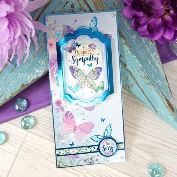 Topper Set Butterfly Blue Flutterbye Wishes