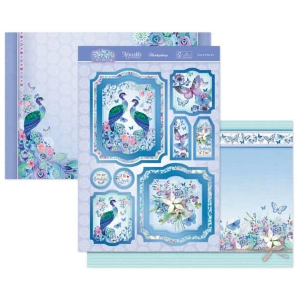 Topper Set Butterfly Blue In the Garden