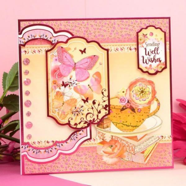 Topper Set Butterfly Blush Flutterbye Wishes