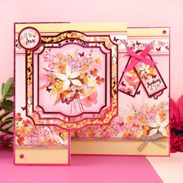 Topper Set Butterfly Blush Flutterbye Wishes