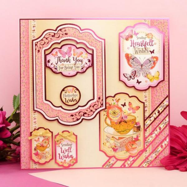 Topper Set Butterfly Blush Flutterbye Wishes