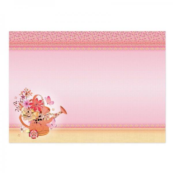 Topper Set Butterfly Blush In the Garden