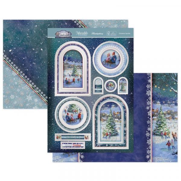 Topper-Set Winter Wonderlands Christmas Sparkle