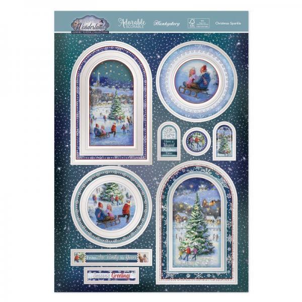 Topper-Set Winter Wonderlands Christmas Sparkle