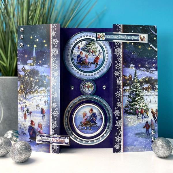 Topper-Set Winter Wonderlands Christmas Sparkle