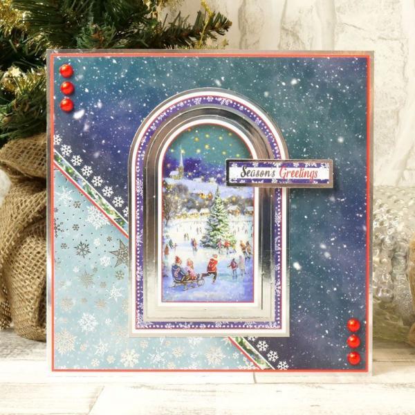 Topper-Set Winter Wonderlands Christmas Sparkle