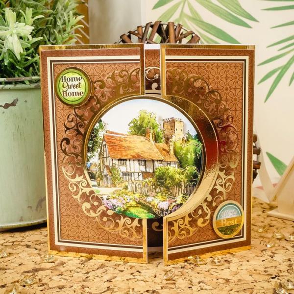 Decoupage Card Kit "Country Days" von Hunkydory UK