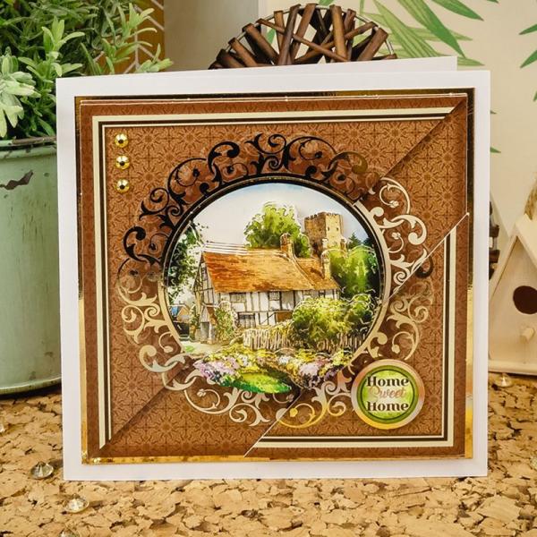 Decoupage Card Kit "Country Days" von Hunkydory UK