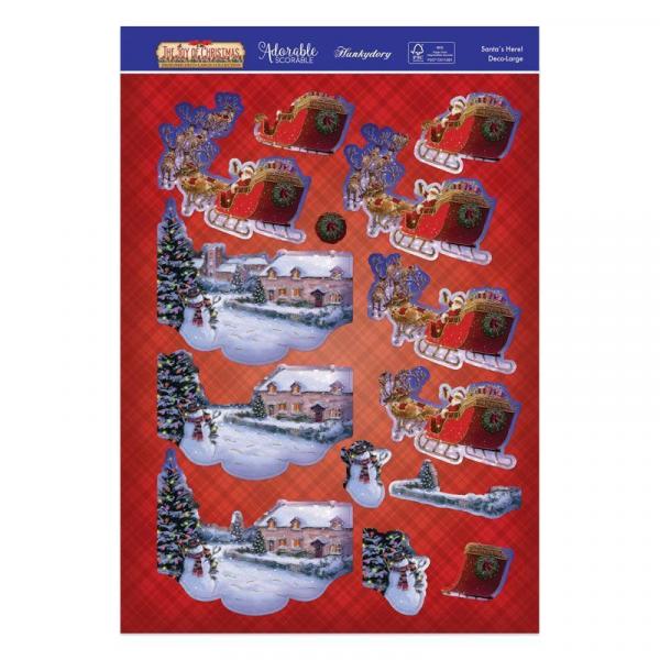 The Joy of Christmas Santa's Here! Deco-Large