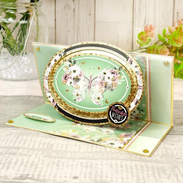 Topper-Set Floral Elegance Flutterbye Wishes