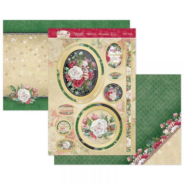 Topper Set Forever Floral Festive Rose Festive Foliage