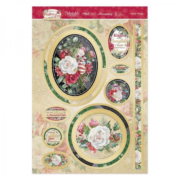 Topper Set Forever Floral Festive Rose Festive Foliage