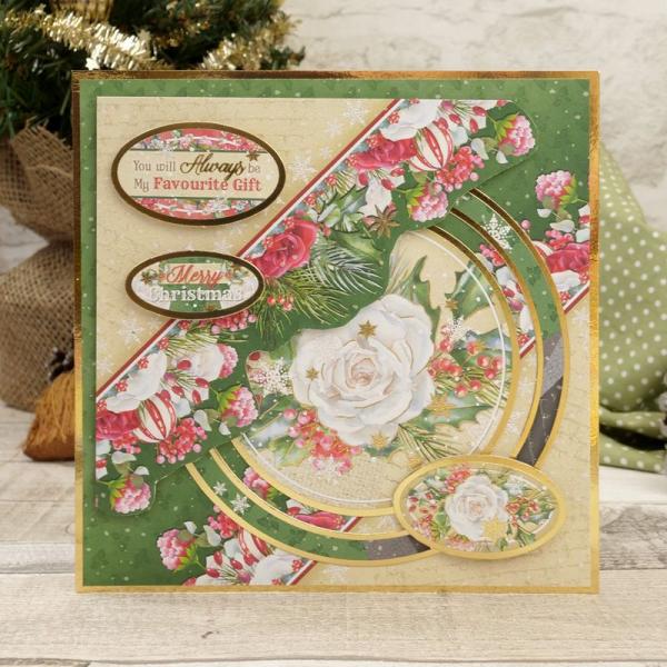 Luxury Card Collection Forever Florals Festive Rose