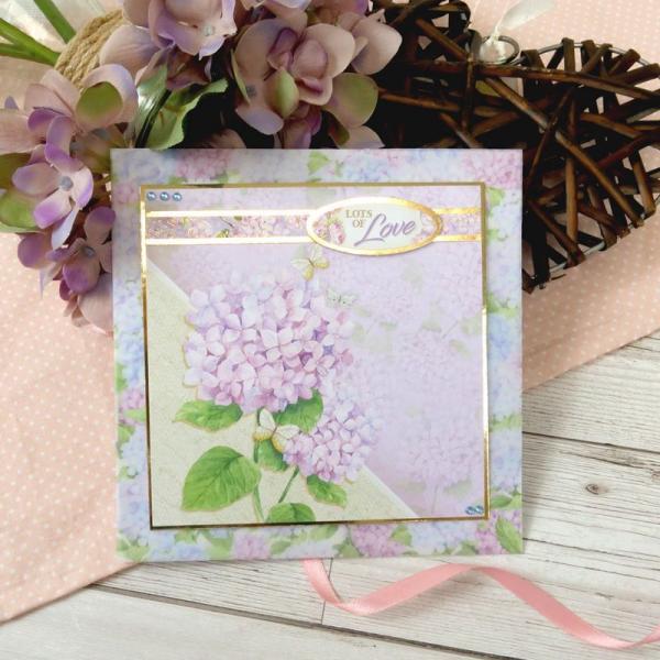 Pergament Forever Florals Hydrangea Parchment DIN A4