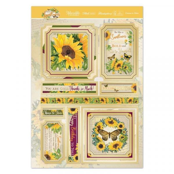 Topper Set Forever Florals Sunflower Choose to Shine