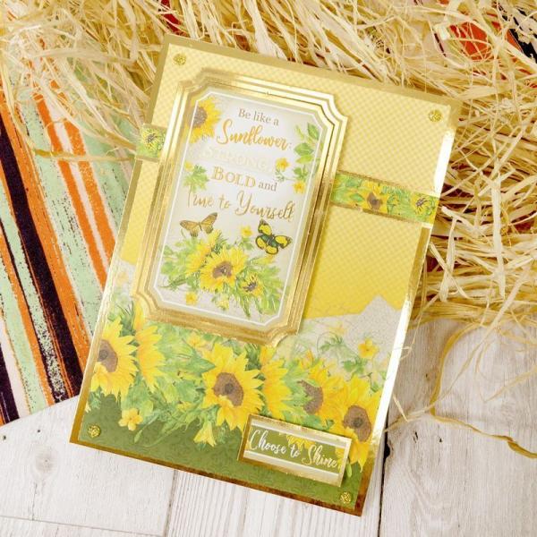 Luxury Card Collection Forever Florals Sunflower