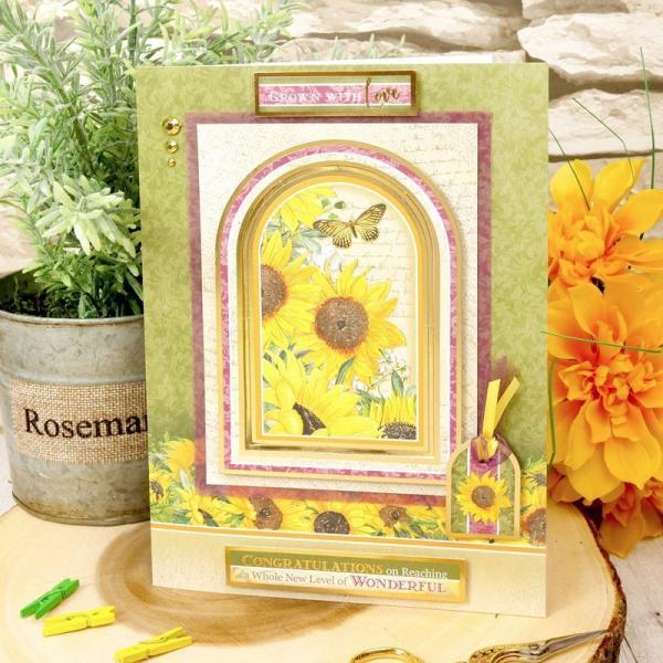 Luxury Card Collection Forever Florals Sunflower