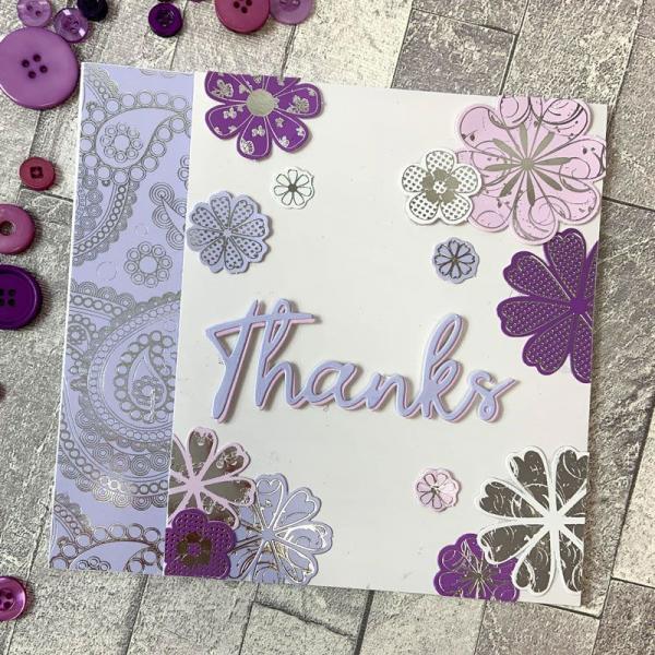 Lilac Dreams Pretty Petals Die-Cuts DIN A4