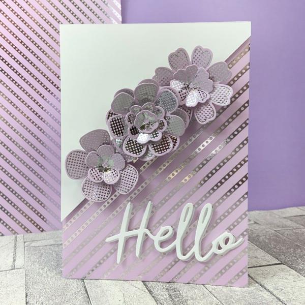 Lilac Dreams Pretty Petals Die-Cuts DIN A4