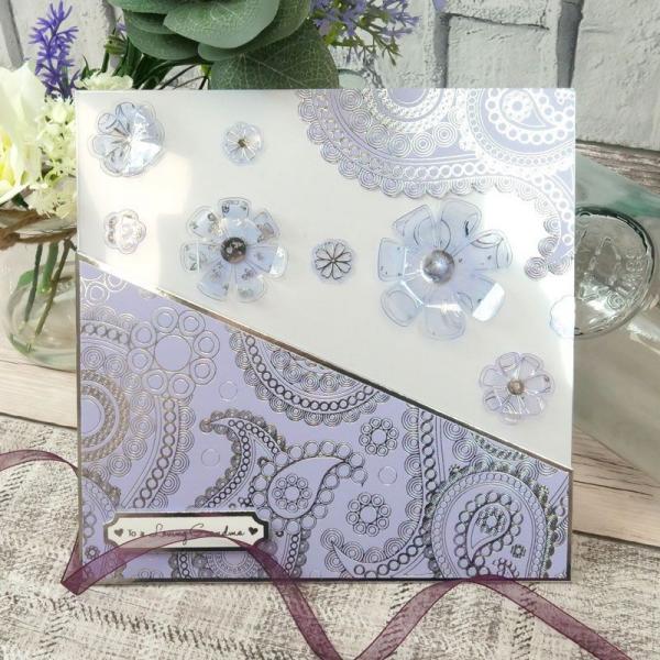 Lilac Dreams Foiled & Die-Cut Pretty Petals Acetate