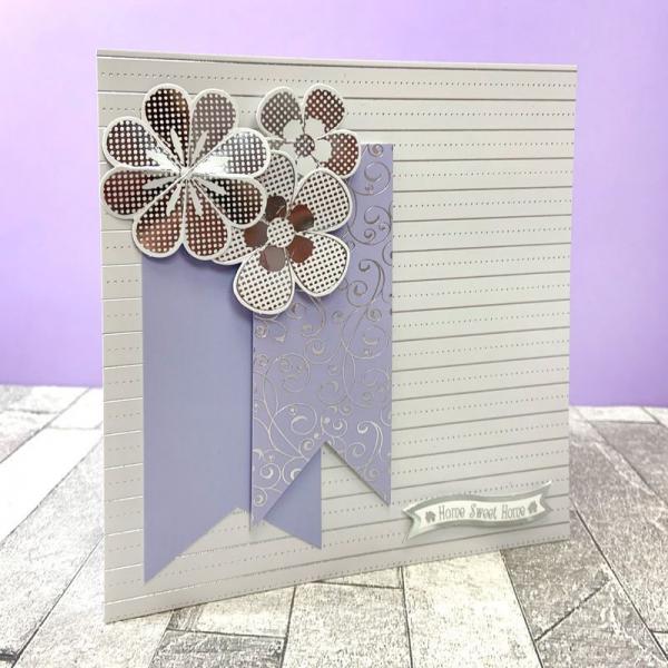 Lilac Dreams Luxury Foiled Cardstock DIN A4