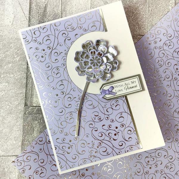 Lilac Dreams Pretty Petals Die-Cuts DIN A4