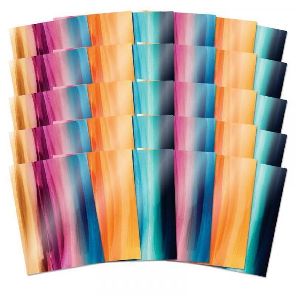 Spiegelkarton Mirri Card Vibrant Brushstrokes