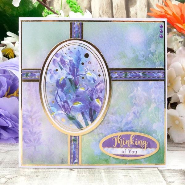 Luxury Card Collection Paintdrop Florals