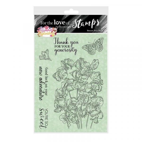 Motivstempel Summer Splendour Sweet Pea Posy