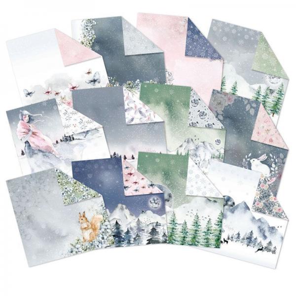 Designpapier Winter Forest Paper Pad 8x8