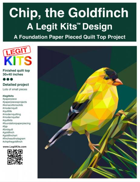 Legit Kits Chip, the Goldfinch - Nähanleitung