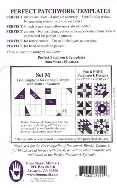 Perfect Patchwork Templates Set M