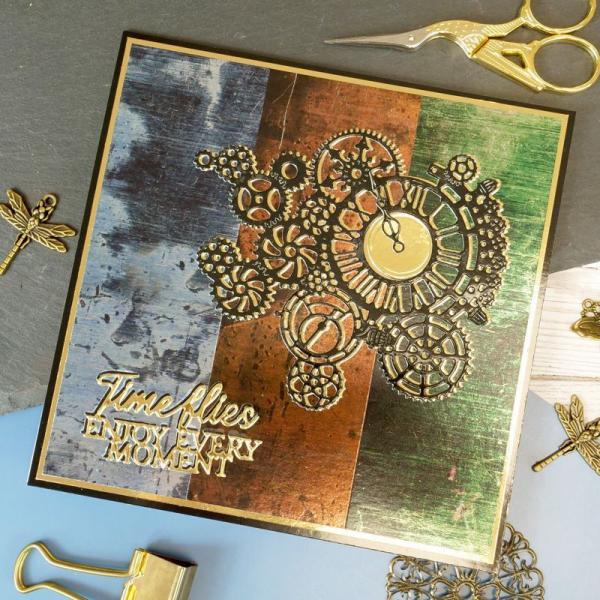 Moonstone Cutting Dies Cogs of Time Centrepiece