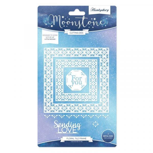 Moonstone Frame Dies Floral Tile