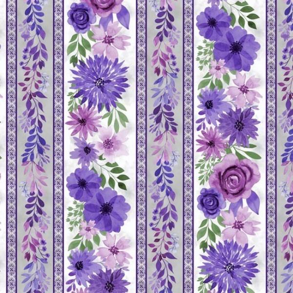 Patchworkstoff Amethyst Magic 13 Bordüre