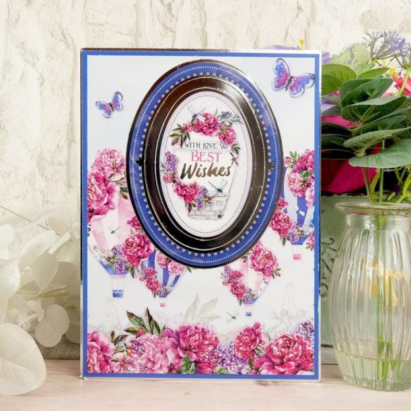 Luxury Card Collection Peony Promise Topper Set