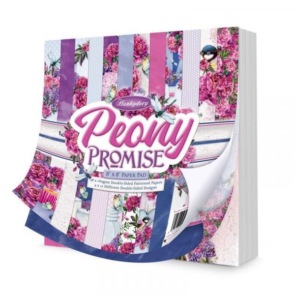 Paper Pad Peony Promise 8x8